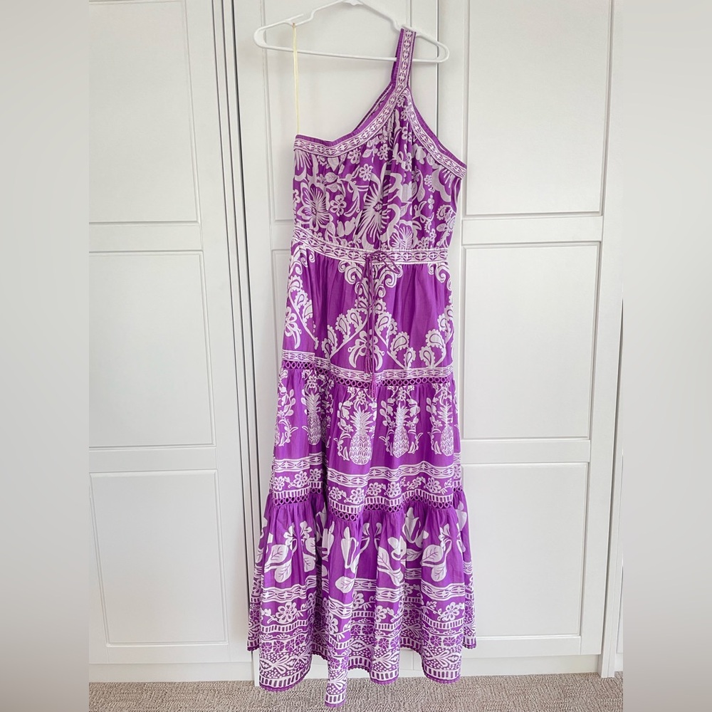 FARM Rio - Lilac Sweet Garden Maxi Dress